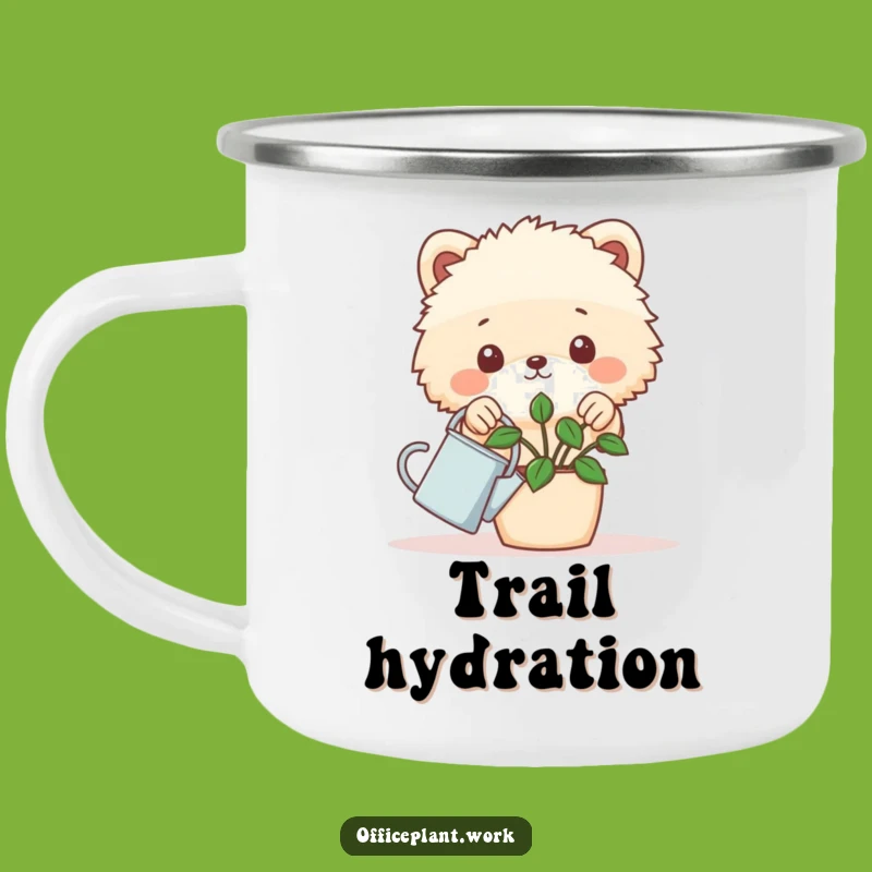 Funny Desk Plant Animal Camping Mug - Adventure Fuel for Gardeners!