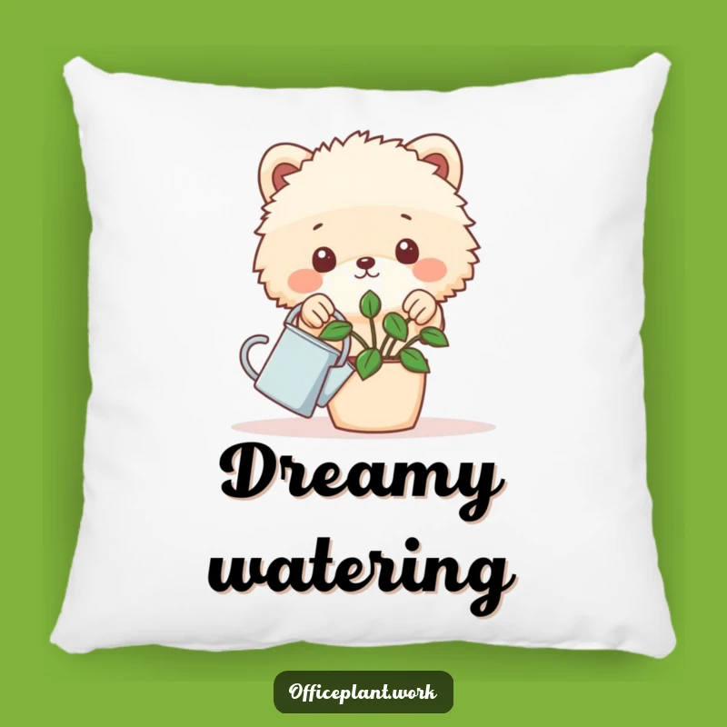 Cute & Funny Desk Plant Pillow - Comfy Humor for Plant Lovers!