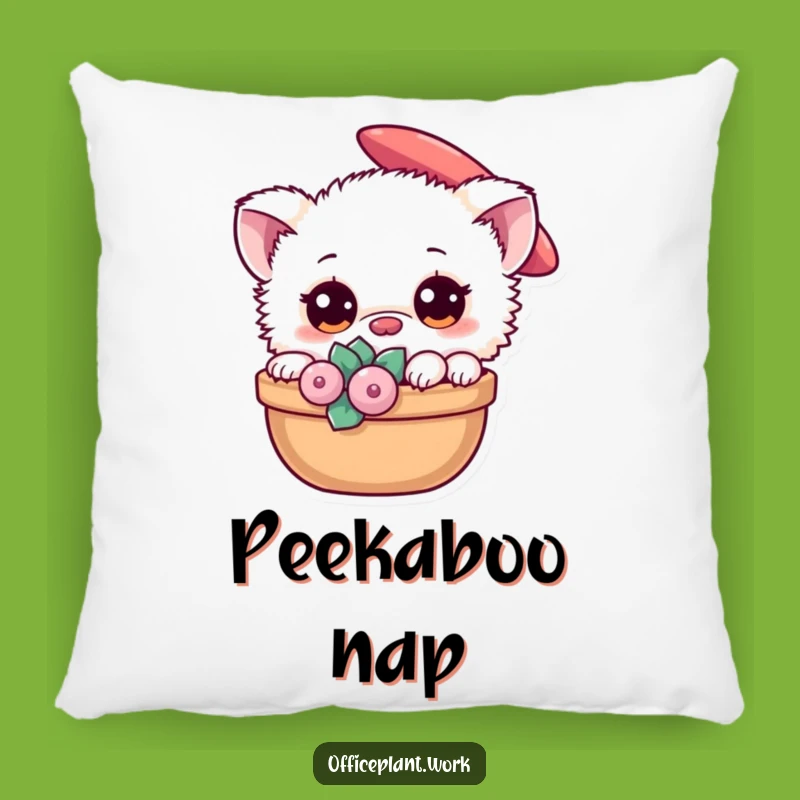 Cute & Funny Creature Pillow - Comfy Humor for Plant Lovers!