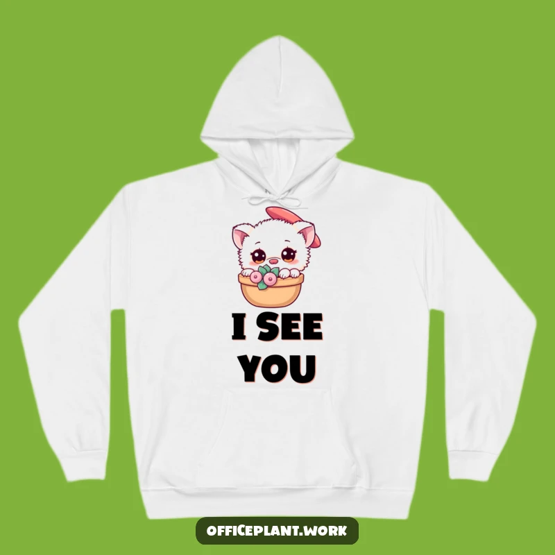 Cozy Funny Creature Hoodie - Snuggle Up with Succulent Humor!