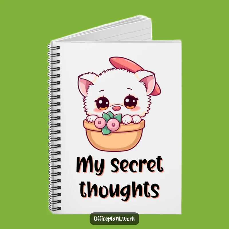 Funny Creature Succulent Notebook - Jot Down Notes with Planty Humor!